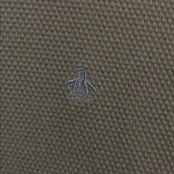 Men’s Lg Penguin Heritage Slim Fit Navy Polo Shirt - Picture 3 of 6